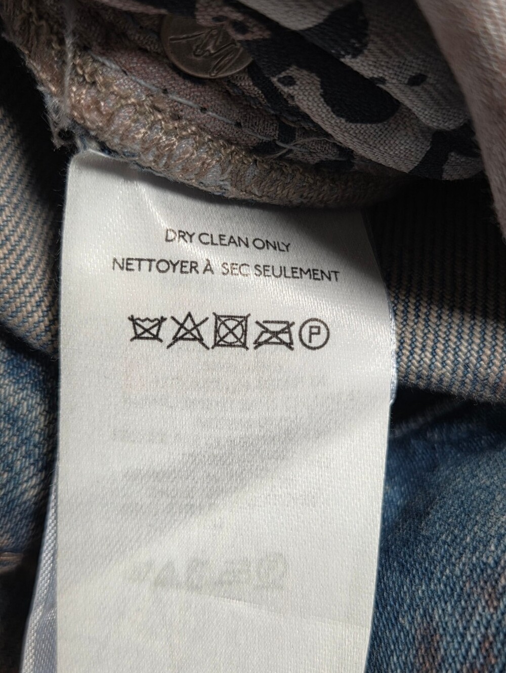 We The Free Aurora Tie Dye Sequin Flare Jeans Mid Rise Y2K Denim 31 NWOT - Picture 13 of 16